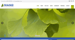 Desktop Screenshot of mand.org
