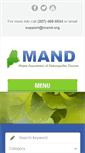 Mobile Screenshot of mand.org